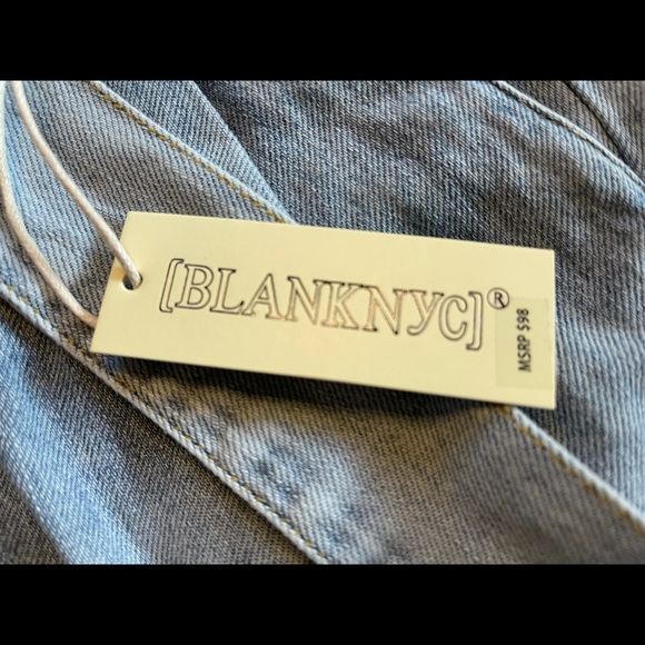 NWT Blank NYC Denim Self-belt Short Sz. 28 - Picture 4 of 9